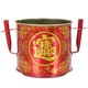 thumbnail image 2 of Incense Burning Retro Incense Burner Chinese Style Sacrifice Censer Red Metal Home Decor 3.54x3.54x3.34in 1Pack, 2 of 5
