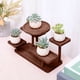thumbnail image 5 of Estantería de madera para sala de estar, almacenamiento multicapa, expositor para macetas, expositor para figuras, ideal para exhibir y almacenar objetos pequeños, muebles Anthropologie, decoración de, 5 of 6