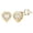 T_Free Size, variant on Gnmfd Heart Earrings for Women, S925 Sterling Silver Stud Earrings with Initial Letters and Zirconia, Unique Gifts for Birthday Valentine’s Day Christmas Graduation, Stylish Jewelry for Teens Women