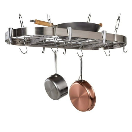 Carta Stainless Steel Oval Pot Rack
