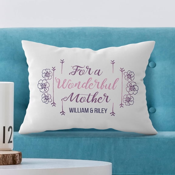 Personalized Mother's Day Pillow Case