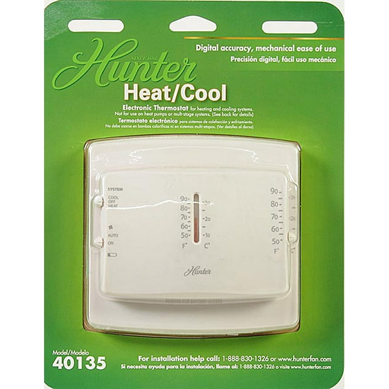 Hunter Fan 40135 Thermostat - Walmart.com