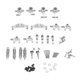 thumbnail image 1 of Kit de piezas de mejora de metal para coche RC, amortiguadores CVD, eje de transmisión, copa de dirección delantera y trasera para WLtoys K969 1/28 RC CarSilver, 1 of 10