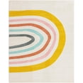 thumbnail image 2 of Unique Loom Whimsy Kids Collection Area Rug - Rainbow (7' 10" x 10' Rectangle Ivory/Yellow) Perfect For Kids Bed Room/Nursery Room/Living Room/Class Room/Play Room, 2 of 5