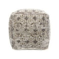 thumbnail image 2 of Pasargad Home Grandcanyon 17" Contemporary Cotton Pouf Ottoman in Multi-Color, 2 of 5