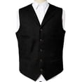 thumbnail image 4 of Miqool Mens Formal Suit Vest Sleeveless Button Front Lightweight Waistcoat Business Work Office Blazer with Multiple Pockets, 4 of 6