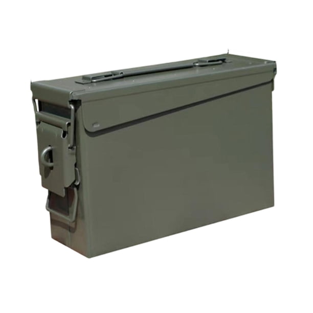 Caja de almacenamiento metálica a prueba de polvo con cierre de seguridad y triple protección. 27cm x 89cm x 17cm