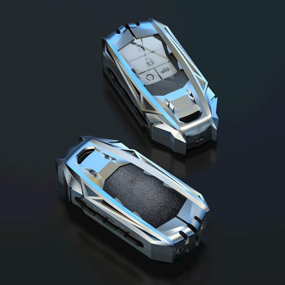alloy Compatible Key fob Cover for Honda Accord Civic CRV Pilot Ridgeline Passport EX SI Touring 3 4 5 6 buttons