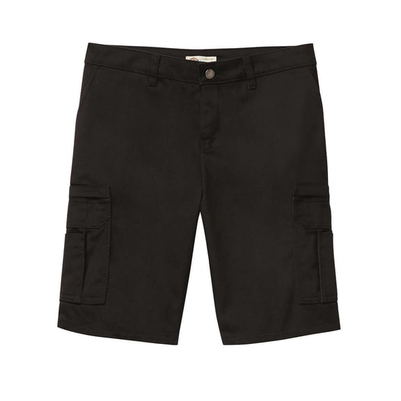 Dickies FR33 Women's Industrial Cotton Cargo Shorts - Black - 16