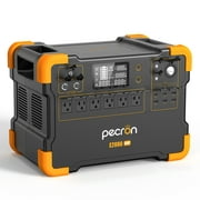 PECRON E2000LFP Portable Power Station 1920Wh Capacity 2000W AC Outlets Portable Generators LiFePO4 Battery Solar Generator for Home Backup Outdoor Camping Emergency