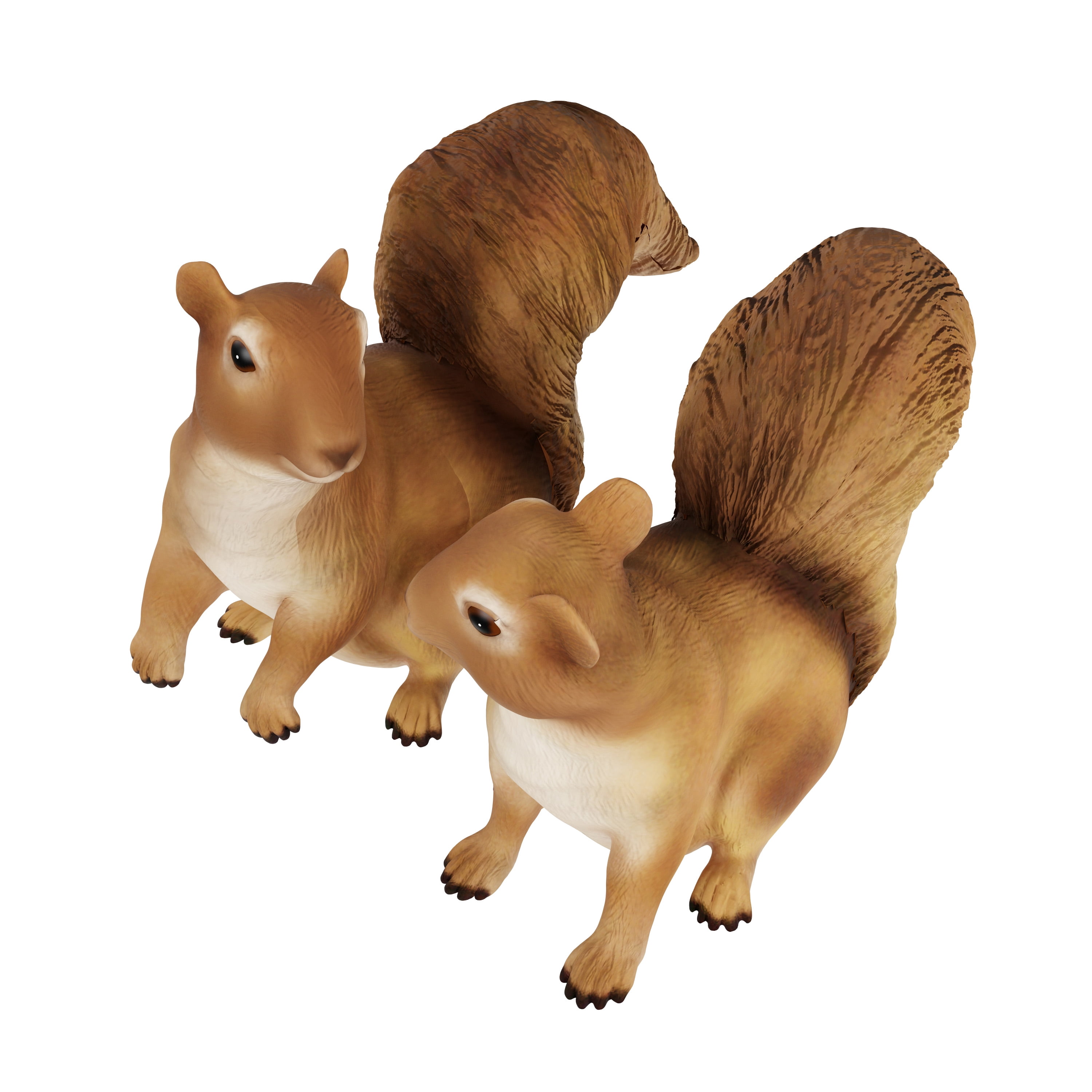 Squirrel Statues-Resin Animal Figurine (Set of 2)