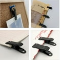 thumbnail image 7 of LQQBOX 6 Pcs Mini Alligator Clips Metal Spring Clamps Black Alligator Clamps 0.5 Inch Wide Crocodile Spring Clips for Crafts Work, Smooth Jaw, 0.31 inch Capacity, 7 of 7