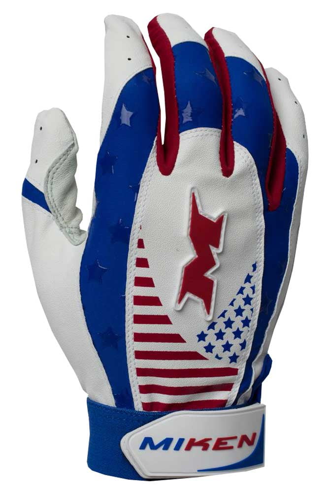 Miken Pro Adult Baseball/Softball Batting Gloves Creora Spandex. MIKPRO