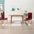 thumbnail image 1 of vidaXL Chaises de Salle à Manger 2 Pcs Tissu Rouge Vin, 1 of 5