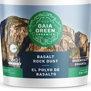 GAIA GREEN Organics Basalt Rock Dust Mineral Soil Plant Supplement, 2 kg