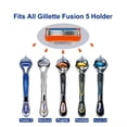 thumbnail image 4 of 16 PCS 5 Layers Razor Blades Shaving Cassettes Compatible Gillette Fusion 5 Face Shaver Case For Men, 4 of 5