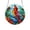 Style B, variant on Stained Glass Window Hanging Sun Catcher Puzzle Acrylic Wall Art for Home Decor 6 Inch Circular Floral Design Stained Glass Decor Boho Art Wall Decor Hanging Wall Decor for Front