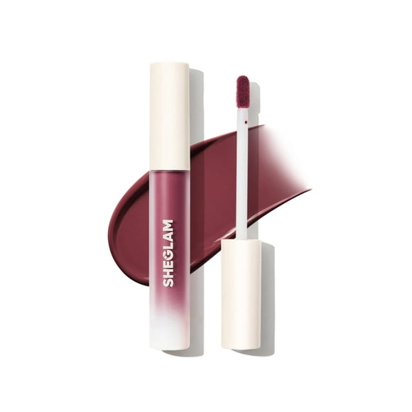 Sheglam Matte Allure Lápiz labial líquido de larga duración, alto pigmento, aceite de girasol nutritivo, reduce el cuidado de los labios-Viñedo