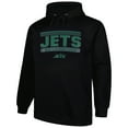 thumbnail image 2 of Men's Fanatics Black New York Jets Big & Tall Pop Pullover Hoodie, 2 of 3