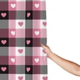 thumbnail image 3 of Sigee Heart Plaid for Waterproof Fabric Shower Curtain 72" W x 72" H for Bathroom Shower Curtain, 3 of 5