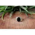 thumbnail image 2 of Black Onyx Ring, Gemstone Ring, 925 Sterling Pure Silver Ring, Oval Cut Onyx, Men Ring, Silver Band Ring, Statement Ring, Handmade Ring,****, 2 of 4