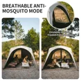 thumbnail image 5 of Naturehike Camping Tent Canopy Sun Shade,Outdoor Tent for Camping,Fishing,Picnics, Canopy Available with Ground Cloth,Door Curtains,Tent Connector, 5 of 6
