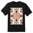 thumbnail image 2 of Plus Size Shirt for Women Oversized Black Tops for Women Short Sleeves Shirt for Women Tulips T Shirt Crewneck Shirt for Women M, 2 of 5