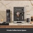 thumbnail image 3 of Gemilai G3028A Espresso Machine, 15 Bar Professional Coffee Maker with Adjustable OPV & Automatic Milk Frother, PID Temperature Control, 57oz Tank, 550ml Boiler for Cappuccino, Latte Grey, 3 of 8