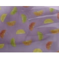 thumbnail image 3 of oneOone Georgette Viscose Fabric Lemon Slice Vegetable Print Fabric by Yard 42 Inch Wide, 3 of 4