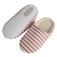 thumbnail image 5 of Women Mens Comfort Knitted Cotton Slippers Washable Flat Closed Toe Ultra Lightweight Indoor Shoes with Non-Slip Sole, 5 of 5
