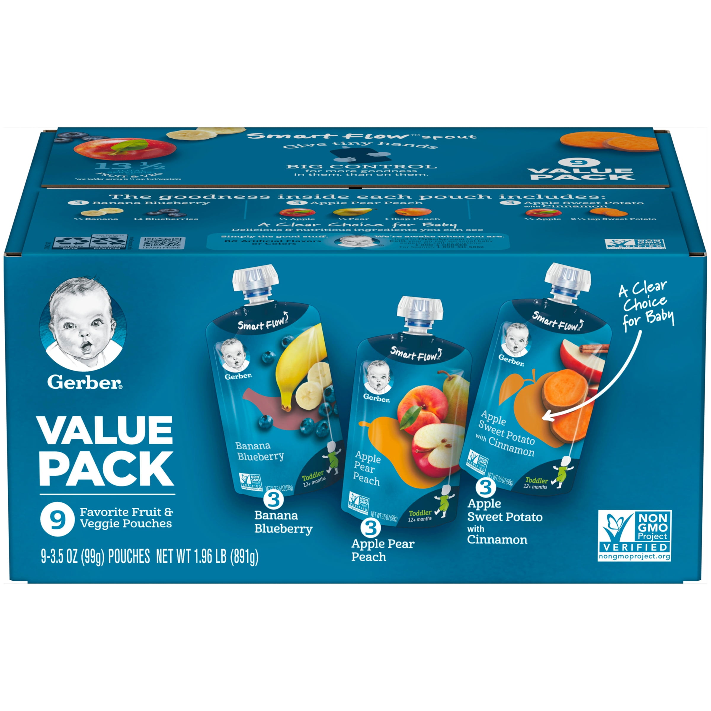 Gerber Toddler Baby Food Value Pack 