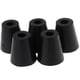 thumbnail image 5 of 5 piezas 40x38mm pies de goma antideslizantes alfombrillas de goma para muebles, patas de silla, protectores de de , negro, 5 of 7