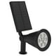 thumbnail image 1 of Focos Solares Con Brillo Ajustable E IP65, Chips De 9 Lentes Luces De Paisaje Solar Para Jardín, Garaje, Iluminación Al Aire Libre Montada En La Pared, 1 of 7
