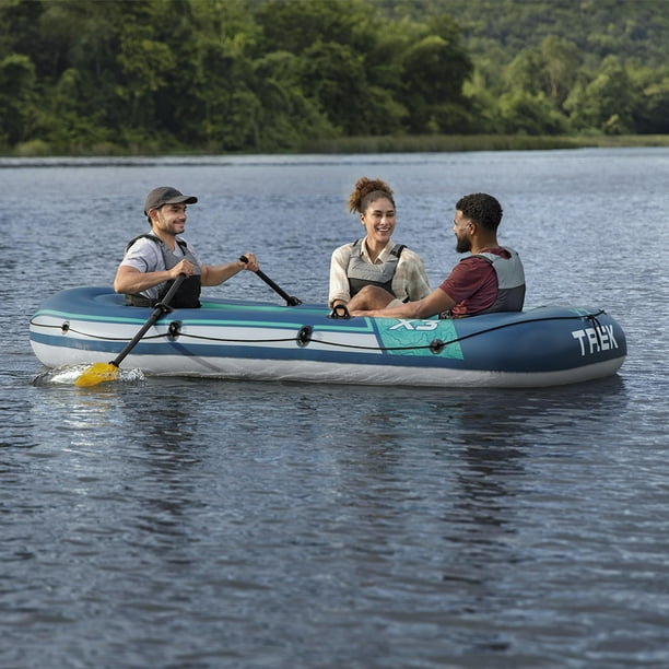 Bote Inflable Lancha Hydro Force Trek X3 Personas Con Remos