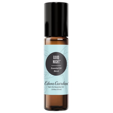 Edens Garden Good Night Essential Oil Roll-On Blend- 100% Pure Premium Grade Natural Therapeutic Aromatherapy Kid & Skin Safe The Best for Body Travel Relaxation Pre-Diluted 10 ml (.33 fl oz)