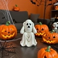thumbnail image 7 of Twfbrm Halloween Ghost Statue, Halloween Decorations 5 Inch Resin Spooky White Ghost Figurine, Gothic Ghost Sculpture Haunted-Houses Desktop Ornaments for Tiered Tray Shelf Mantel Table Centerpieces, 7 of 7