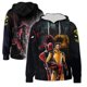 thumbnail image 2 of Suéter holgado con estampado 3D de la película Marvel Deadpool y Wolverine, estilo hip hop, informal, cómodo, para otoño e invierno, 2 of 4