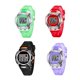 thumbnail image 5 of FELTECHELECTR Relojes para niños, reloj electrónico para estudiantes, reloj deportivo impermeable, reloj electrónico luminoso para niños, color verde, 5 of 6