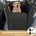thumbnail image 4 of Gymax Dog Car Seat Cover for Back Seat w/ Mesh Windows Waterproof & Scratch-proof, 4 of 10