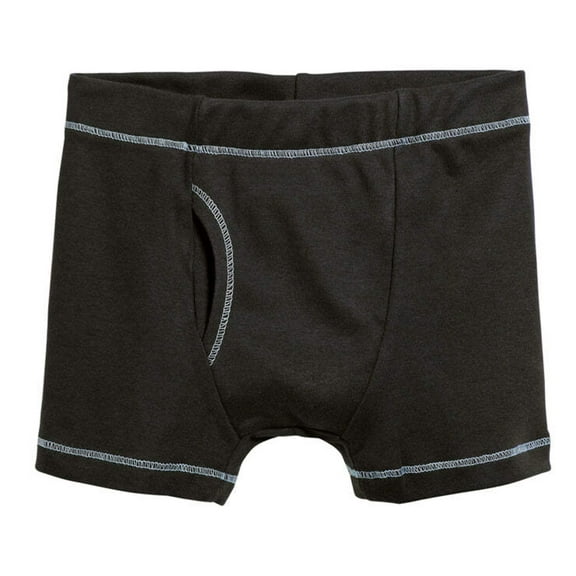 Boys Soft Cotton Boxer Brief | Black