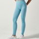 thumbnail image 4 of Gibobby Pantalones deportivos Pantalones Deportes transfronterizos de yoga Pantalones Color Medias sólidas sin costuras para mujer Pantalones de yoga musculares(Aqua， S), 4 of 5