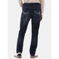 thumbnail image 3 of Lazer Pointe Men's Slim Fit Stretch Denim Jeans with Back Pocket Embroidery, Sizes 30"-38", 3 of 5