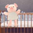thumbnail image 3 of Marioneta de mano de cerdo, muñeco de cerdo de peluche interactivo, juguete de juego de rol para niños, juguete de marioneta de mano rellena, 3 of 5