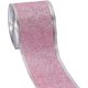 thumbnail image 1 of Cinta brillante de 10 yardas con borde de alambre, cinta brillante de 2 pulgadas, color rosa perla, para envolver regalos y manualidades, confeti decorativo, cintas brillantes con alambre., 1 of 9