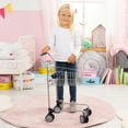 thumbnail image 3 of Bayer Design: Shopping Cart - Grey & Blue - Grocery Pretend Play Toy, Spacious Basket Holds Toys & Dolls, Lightweight, Dual Wheels, Toddler-Kids 18mo+, 3 of 8