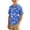 Blue, variant on Boys Button Down Shirts, Holiday Casual Collared Short Sleeve Kids Hawaiian Shirts Black Size 12-13T