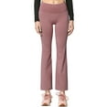 thumbnail image 1 of Made by Johnny Women's Peached Seamless Front Leggings with Inner Pocket Ankle Boot cut Yoga Pants XXL ROSE_PINK, 1 of 6