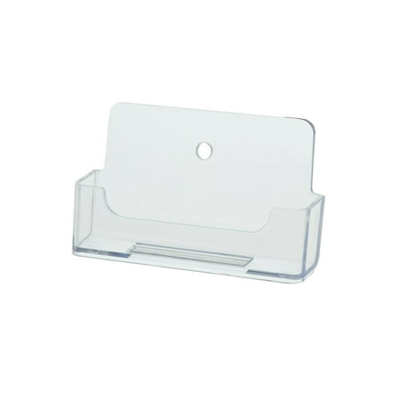 Clear Single Pocket Wall Mount Business Card Holder Display Clear Single Pocket Wall Mount Business Card Holder Display Marketing Holders By