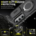 thumbnail image 4 of Decase Hard Case for Samsung Galaxy A16 5G, Hard Plastic Shell Phone Case, Compatible with Mag Safe Accessories, with Phone Ring Grip Holder Kickstand/Slide Camera Cover,Rugged Shockproof Cover,Pink, 4 of 10