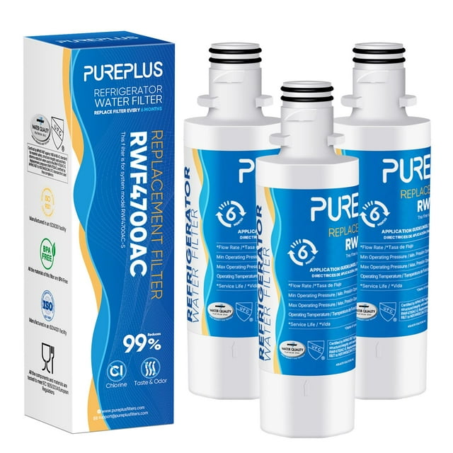 Filtro de agua para frigorífico PUREPLUS RWF4700AC para LG LT1000P